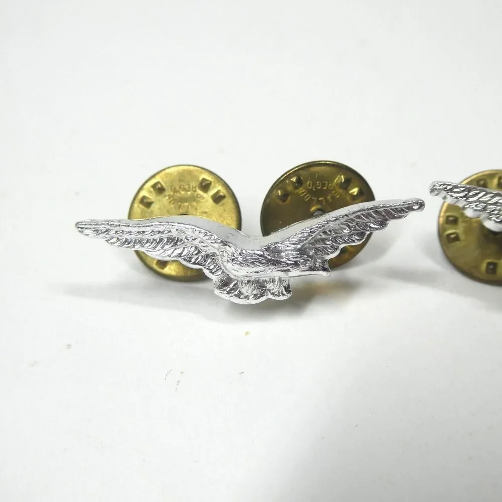 Jordanian Air Force Shoulder Wings Pins Pair Jordan Military Badge Insignia RJAF